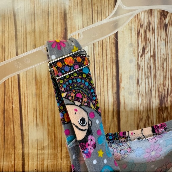 Girl’s Frida Kahlo Printed Sleeveless Mini Dress Size XS 4-5 - Picture 6 of 6